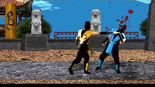 (MUGEN) Mortal Kombat 1 HD Remake Scorpion Playthrough