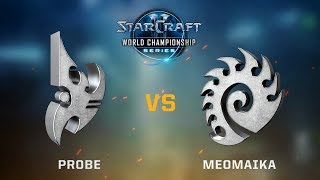 StarCraft 2 - Probe vs. meomaika (PvZ) - WCS Jönköping Challenger Oceania/SEA - Qualifier QF UB