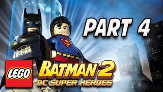 LEGO Batman 2 DC Super Heroes Walkthrough - Part 4 Batmobile! To the Batcave Let's Play XBOX PS3 PC