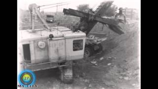 Строительство шлюза и арочного моста 1973г. Мой город - Запорожье