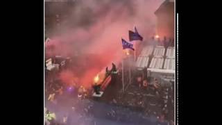 Manchester City Team Bus Attacked Outside Liverpool FC Ground Champions League Game