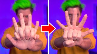 ? 10 НЕРЕАЛЬНЫХ ТРЮКОВ РУКАМИ ❓ Проверяем фокусы 5 Minute Crafts ?