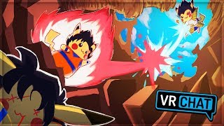 DBZ POKEMON - Goku Pikachu vs Vegeta Pikachu! (VRChat Funny Moments)
