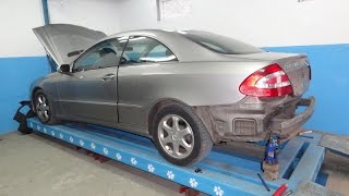 Mercedes-Benz CLK 270. небольшой удар в  ...опу.