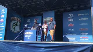 清水盛三　Morizo Shimizu Day 1 Weigh-in @2018 Bassmaster Elite 8