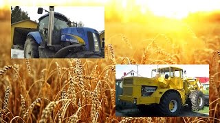 Битва тракторов: New Holland T8030 против Кировец К-701