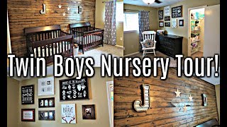 TWIN BOYS NURSERY TOUR + NAME REVEAL!
