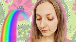 Summer make-up| Rainbow make-up