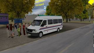 Omsi 2. Чугуев 2.0, маршрут 393, автобус Mercedes-Benz Sprinter_12D