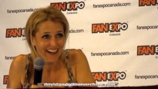 Gillian Anderson at FanExpo August 26 2012 - Answering Fan Questions
