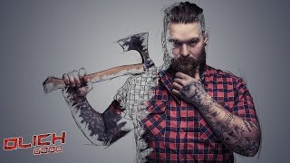 Эффект не дорисованного фото в Photoshop. Уроки Фотошоп.
