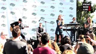 Sabrina Carpenter performs "Silver Nights" at TJ Martell Family Day