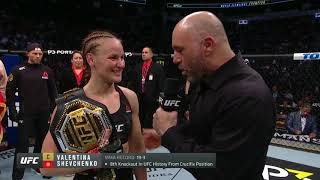 UFC 247: Valentina Shevchenko Octagon Interview