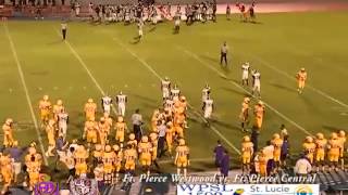 Ft. Pierce Central vs Ft. Pierce Westwood Varsity Football from August 28, 2015