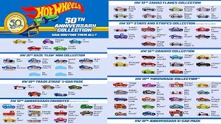 Complete Hot Wheels 50th Anniversary Collection