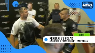 Adrian Polak vs Amadeusz Ferrari - AWANTURA po walce w Press Roomie! | FAME MMA 4