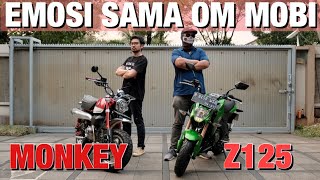 PERDEBATAN DENGAN OM MOBI tentang Honda Monkey lawan Kawasaki Z125 Pro #406