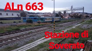 ALn 663 Catanzaro lido - Reggio Calabria C.l nella stazione di Soverato
