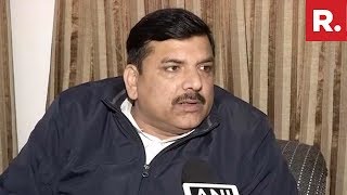AAP Leader Sanjay Singh Speaks To Media On CAB, Says 'Northeast Is Burning And Govt Is Unbothered'