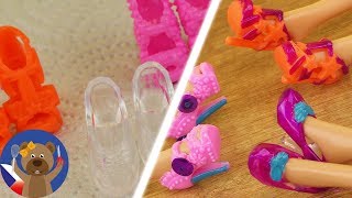 DIY Barbie boty | Jak si sami uděláte hezké a barevné boty pro panenky | DIY Fun Idea