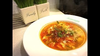 Quick & Healthy Tomato Egg Drop Soup