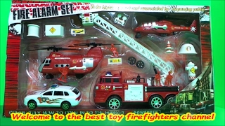 ??? TOP 3 EMERGENCY VEHICLE TOYS POLICE CAR, Helicopter and Fire Truck