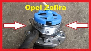 Замена подшипника передней ступицы своими руками Opel Zafira
