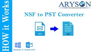 How to Export Contacts from Lotus Notes to Outlook using Aryson NSF to PST Converter