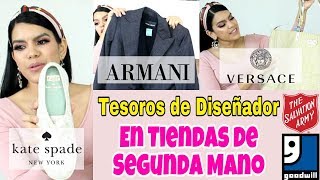 TESOROS EN TIENDAS DE SEGUNDA MANO ?| VERSACE, ARMANI, KATE SPADE Y MÁS! | Glam&Art
