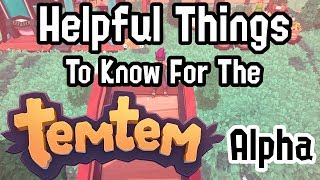 Helpful Things to Know for the Temtem Alpha (Some Outdated Information)