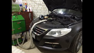 Промывка радиатора печки Фольксваген Пассат СС без снятия г. Винница