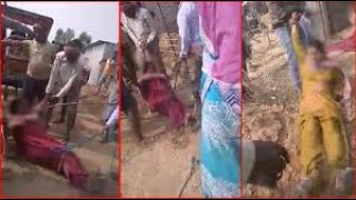 Shocking: School teacher tied, dragged and thrashed for defying land acquisition bid