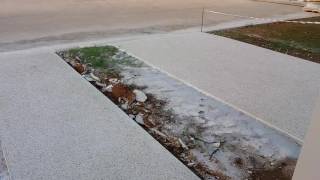 Χαλαζιακό δάπεδο σε εξωτερικό χώρο ξενοδοχείου