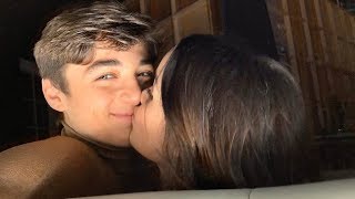 Annie LeBlanc & Asher Angel KISSING for 1 Year Anniversary!