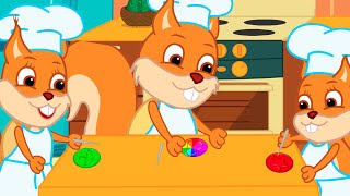 Famille d'Écureuil - Jouer à la ruche à sucre Animé 2022 en Français