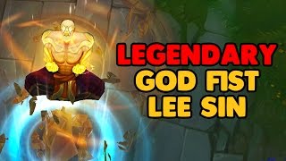 LEGENDARY God Fist Lee Sin Skin Spotlight - LoL / League of Legends