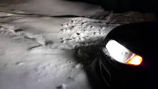 Черный в белом. Штурмуем снежные заносы на Volvo XC70