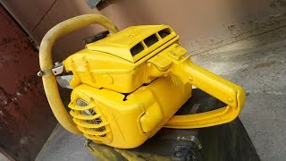 Это FERRARI из бензопил!!! McCULLOCH S 44 （1958）- renovation.