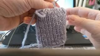 МК двойные варежки  Палец индийским клином