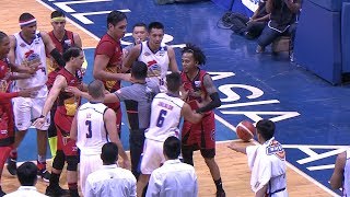 The action is heating up in Game 5 | PBA Philippine Cup 2018