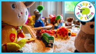 INCREDIBLE THRIFT STORE FIND! Thomas and Friends Fun Toy Trains  WITH STUFFED ANIMALS