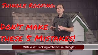 Installing Asphalt Shingles: 5 Common Mistakes to Avoid