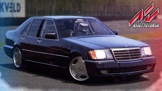 ДРИФТ НА БОЖЕСТВЕННОМ MERCEDES S70 W140! 7 ЛИТРОВ И 500 БРУТАЛЬНЫХ ЛОШАДЕЙ! (Assetto Corsa #3)