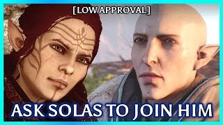 Dragon Age Inquisition TRESPASSER Ending ► Asking Solas to Join Him (Low Approval)