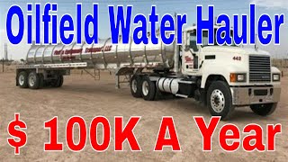 100k Year Hauling Texas Oilfield Water CDL Truckers | Red Viking Trucker