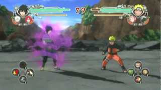 Naruto shippuden ultimate ninja storm generations / Sasuke moveset ( Susanoo)