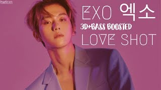 [3D+BASS BOOSTED] EXO (엑소) – Love Shot (宣告) | PinkVelvet