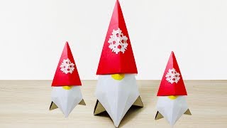 ГНОМИК ИЗ БУМАГИ МАСТЕР КЛАСС / Gnome from paper MASTER CLASS