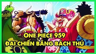 Băng bách thù tập kích nhóm luffy, chiến tranh lớn xảy ra, op 959