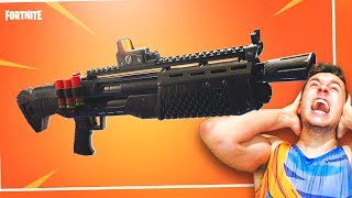 JUGANDO con la ESCOPETA LEGENDARIA de Fortnite! *NUEVO ARMA* - TheGrefg